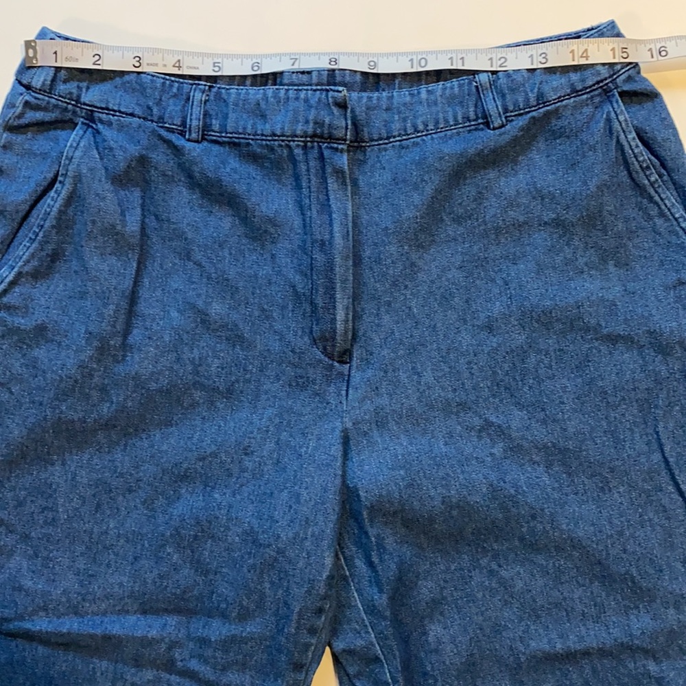 Kim Rogers SZ 10 Capri Denim Blue Jeans D20 - Picture 7 of 11